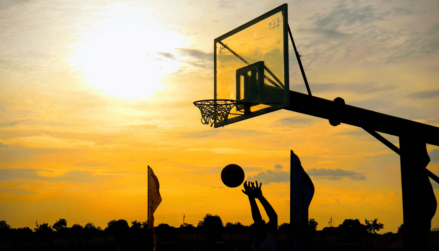 How many pickleball courts fit on a basketball court